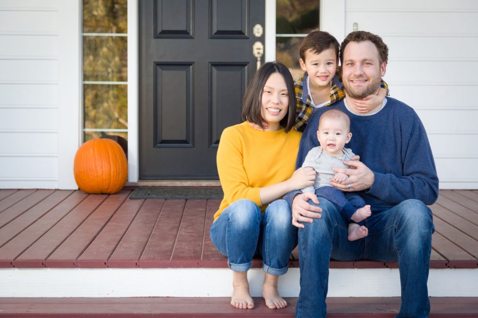 Bigstock Young Mixed Race Chinese Family
