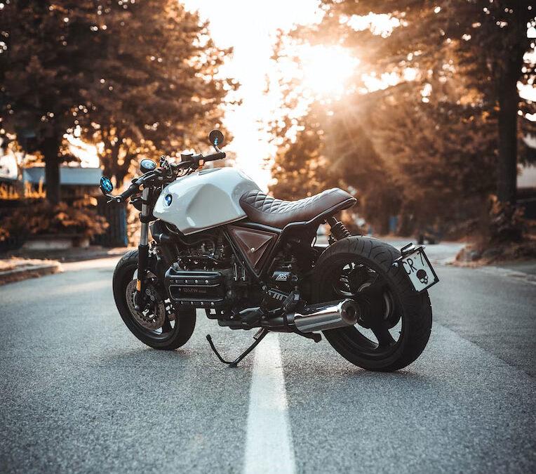 Motorcycle on Road